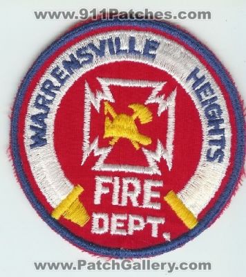 Warrensville Heights Fire Department (Ohio)
Thanks to Mark C Barilovich for this scan.
Keywords: dept.