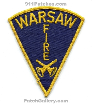 Warsaw Fire Department Patch (Indiana)
Scan By: PatchGallery.com
Keywords: dept.