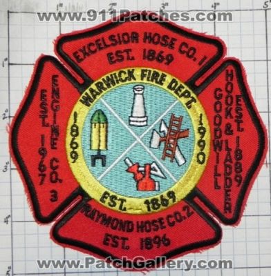 Warwick Fire Department (New York)
Thanks to swmpside for this picture.
Keywords: dept. excelsior hose co. company #1 goodwill hook & and ladder raymond #2 engine #3