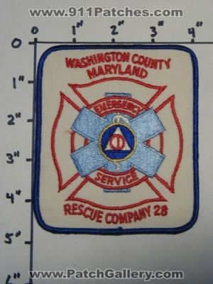 Washington County Rescue Company 28 Emergency Service CD (Maryland)
Thanks to Mark Stampfl for this picture.
Keywords: fire es civil defense