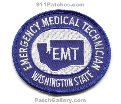 Washington State Emergency Medical Technician EMT EMS Patch (Washington)
Scan By: PatchGallery.com
Keywords: services ambulance
