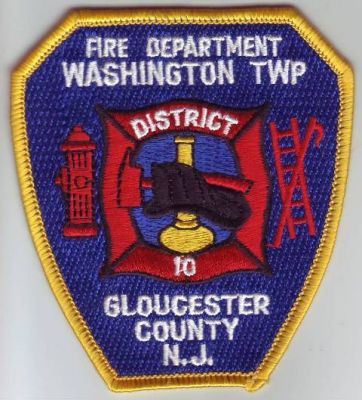 Washington Twp Fire Department District 10 (New Jersey)
Thanks to Dave Slade for this scan.
County: Gloucester
Keywords: township