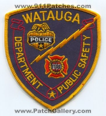 Watauga Department of Public Safety Fire Police Patch (Texas)
Scan By: PatchGallery.com
Keywords: dept. dps fire police