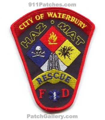 Waterbury Fire Department HazMat Rescue Patch (Connecticut)
Scan By: PatchGallery.com
Keywords: city of dept. haz-mat hazardous materials