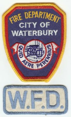 Waterbury Fire Department
Thanks to PaulsFirePatches.com for this scan.
Keywords: connecticut city of wfd