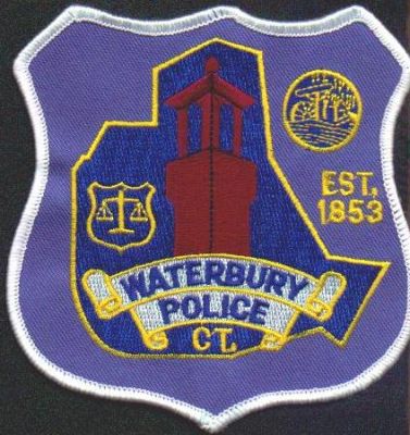 Waterbury Police
Thanks to EmblemAndPatchSales.com for this scan.
Keywords: connecticut