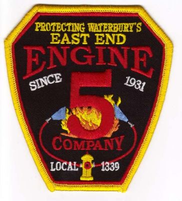 Waterbury Fire Department Engine Company 5
Thanks to Michael J Barnes for this scan.
Keywords: connecticut iaff local 1339