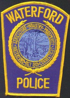 Waterford Police
Thanks to EmblemAndPatchSales.com for this scan.
Keywords: connecticut