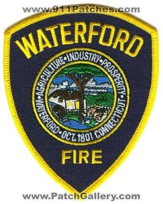 Waterford Fire Patch (Connecticut)
[b]Scan From: Our Collection[/b]
