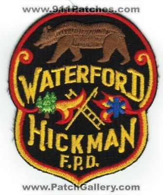 Waterford Hickman Fire Protection District (California)
Thanks to Paul Howard for this scan.
Keywords: f.p.d. fpd