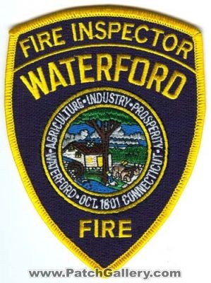 Waterford Fire Inspector Patch (Connecticut)
[b]Scan From: Our Collection[/b]

