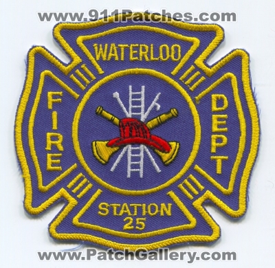 Waterloo Fire Department Station 25 Patch (South Carolina)
Scan By: PatchGallery.com
Keywords: dept.