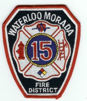 Waterloo Morada Fire District 15
Thanks to PaulsFirePatches.com for this scan.
Keywords: california