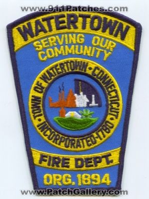 Watertown Fire Department (Connecticut)
Scan By: PatchGallery.com
Keywords: town of dept. serving our community