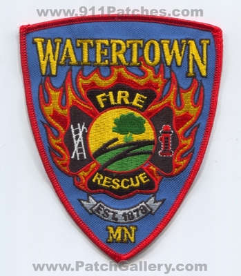 Watertown Fire Rescue Department Patch (Minnesota)
Scan By: PatchGallery.com
Keywords: dept. mn est. 1878