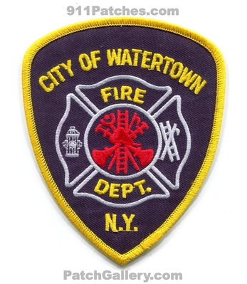 Watertown Fire Department Patch (New York)
Scan By: PatchGallery.com
Keywords: city of dept.