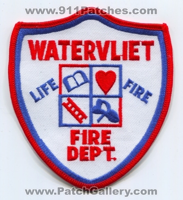 Watervliet Fire Department Patch (New York)
Scan By: PatchGallery.com
Keywords: dept. life