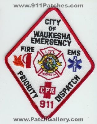 Waukesha Emergency Priority 911 Dispatch (Wisconsin)
Thanks to Mark C Barilovich for this scan.
Keywords: city of fire ems cpr dept department
