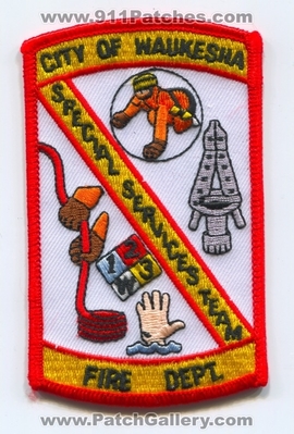 Waukesha Fire Department Special Services Team Patch (Wisconsin)
Scan By: PatchGallery.com
Keywords: city of dept.