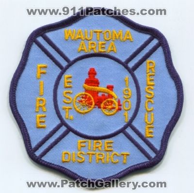 Wautoma Area Fire Rescue District (Wisconsin)
Scan By: PatchGallery.com
Keywords: department dept.
