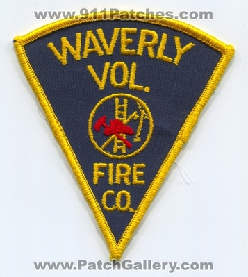 Waverly Volunteer Fire Company Patch (West Virginia)
Scan By: PatchGallery.com
Keywords: vol. co. department dept.