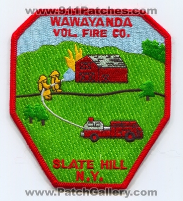 Wawayanda Volunteer Fire Company Slate Hill Patch (New York)
Scan By: PatchGallery.com
Keywords: vol. co. n.y. department dept.