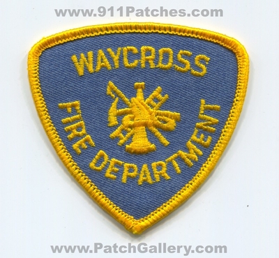 Waycross Fire Department Patch (Georgia)
Scan By: PatchGallery.com
Keywords: dept.