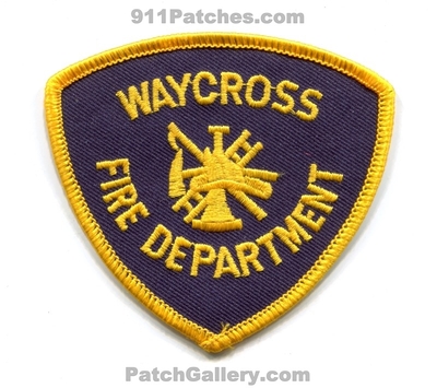 Waycross Fire Department Patch (Georgia)
Scan By: PatchGallery.com
Keywords: dept.