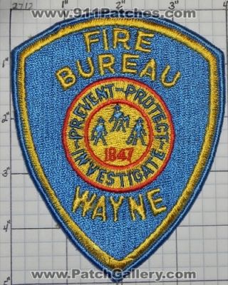 Wayne Fire Bureau (New Jersey)
Thanks to swmpside for this picture.
