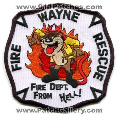 Wayne Fire Rescue Department Hell (Michigan)
Scan By: PatchGallery.com
Keywords: dept. from hell!