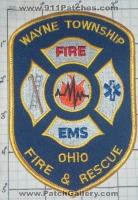 Wayne Township Fire EMS and Rescue Department (Ohio)
Thanks to swmpside for this picture.
Keywords: twp. & dept.