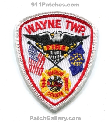 Wayne Township Fire Department Marion County Patch (Indiana)
Scan By: PatchGallery.com
