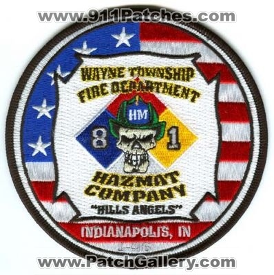 Wayne Township Fire Department HazMat Company 81 (Indiana)
Scan By: PatchGallery.com
Keywords: dept. twp. haz-mat hills angels indianapolis l-416 iaff local hm