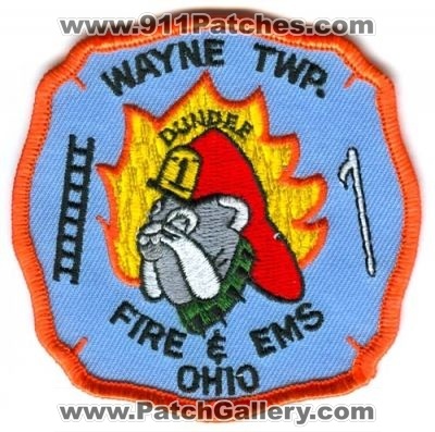 Wayne Twp Fire & EMS Patch (Ohio)
[b]Scan From: Our Collection[/b]
Keywords: township and