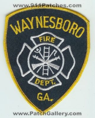 Waynesboro Fire Department (Georgia)
Thanks to Mark C Barilovich for this scan.
Keywords: dept. ga.