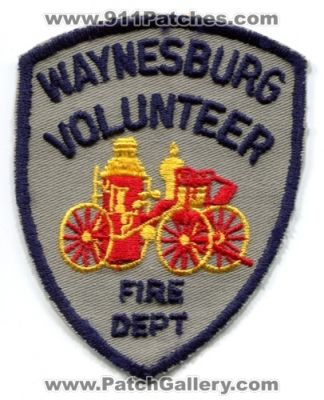 Waynesburg Volunteer Fire Department (Ohio)
Scan By: PatchGallery.com
Keywords: dept.