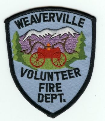 Weaverville Volunteer Fire Dept
Thanks to PaulsFirePatches.com for this scan.
Keywords: california department