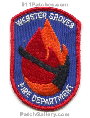 Webster Groves Fire Department Patch (Missouri)
Scan By: PatchGallery.com
Keywords: dept.