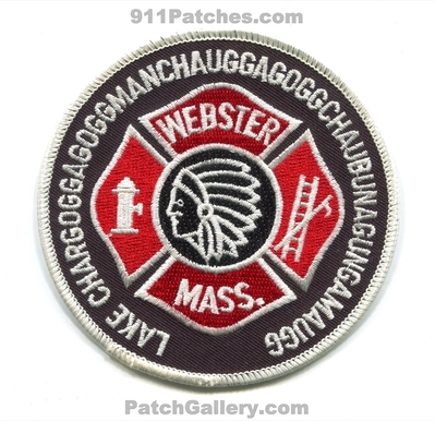 Webster Fire Department Patch (Massachusetts)
Scan By: PatchGallery.com
Keywords: dept. mass. lake chargoggagoggmanchauggagoggchaubunagungamaugg