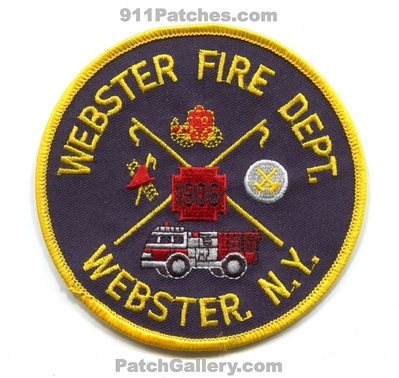 Webster Fire Department Patch (New York)
Scan By: PatchGallery.com
Keywords: dept. 1906