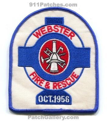 Webster Fire and Rescue Department Patch (Texas)
Scan By: PatchGallery.com
Keywords: & dept. oct. 1956