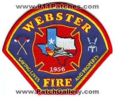 Webster Fire Department (Texas)
Scan By: PatchGallery.com
Keywords: dept. saving lives and property