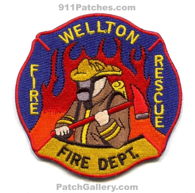 Wellton Fire Rescue Department Patch (Arizona)
Scan By: PatchGallery.com
Keywords: dept.