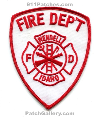Wendell Fire Department Patch (Idaho)
Scan By: PatchGallery.com
Keywords: dept. fd
