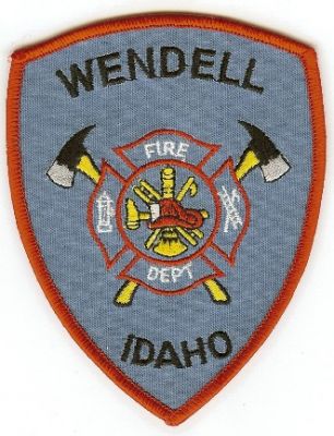 Wendell Fire Dept
Thanks to PaulsFirePatches.com for this scan.
Keywords: idaho department