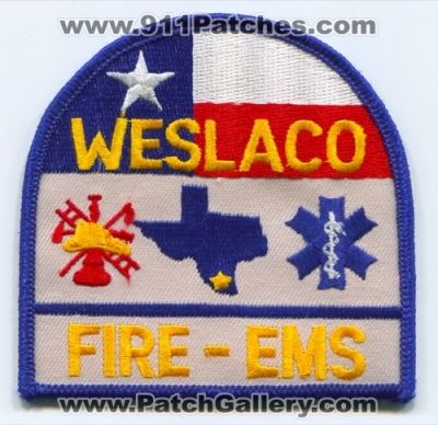 Weslaco Fire EMS Department (Texas)
Scan By: PatchGallery.com
Keywords: dept.