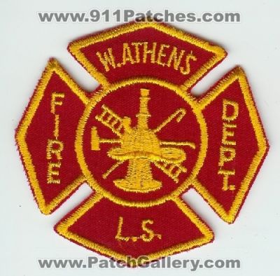West Athens Lime Street Fire Department (New York)
Thanks to Mark C Barilovich for this scan.
Keywords: dept. w.l.s. wls