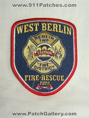 West Berlin Fire Rescue Department (New Jersey)
Thanks to Walts Patches for this picture.
Keywords: dept. twp. township district