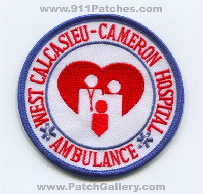 West Calcasieu-Cameron Hospital Ambulance EMS Patch (Louisiana)
Scan By: PatchGallery.com
Keywords: emt paramedic