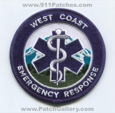 West Coast Emergency Response EMS Patch (Washington)
Scan By: PatchGallery.com
